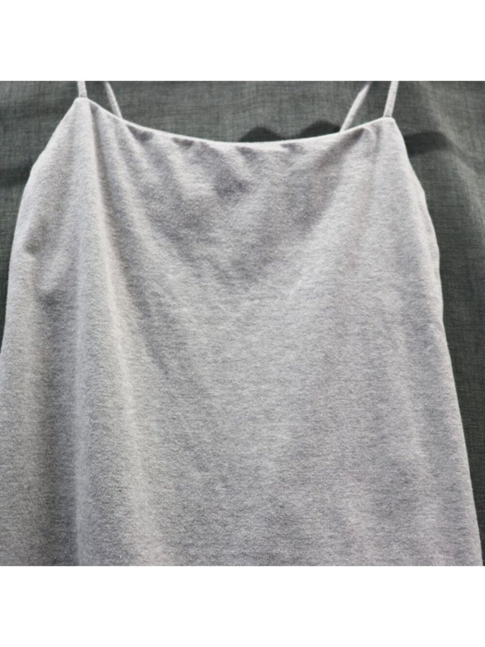 Reformation "Claudia" Cotton Cinch Midi Slip Dress Heather Grey Small - Picture 8 of 11